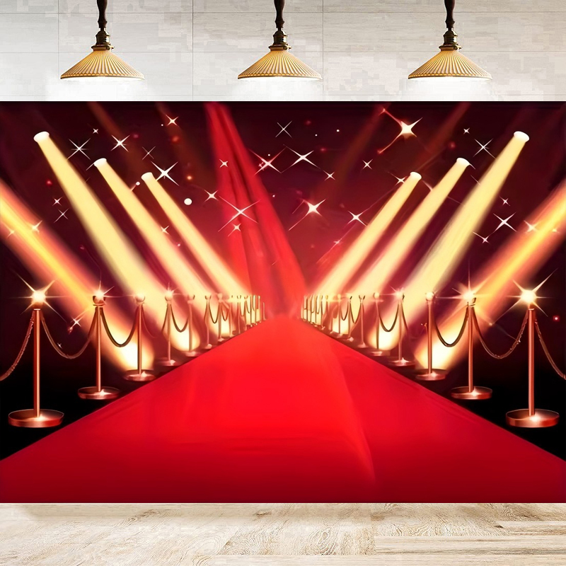 Photography Award - Tło fotograficzne Duży czerwony dywan Baner