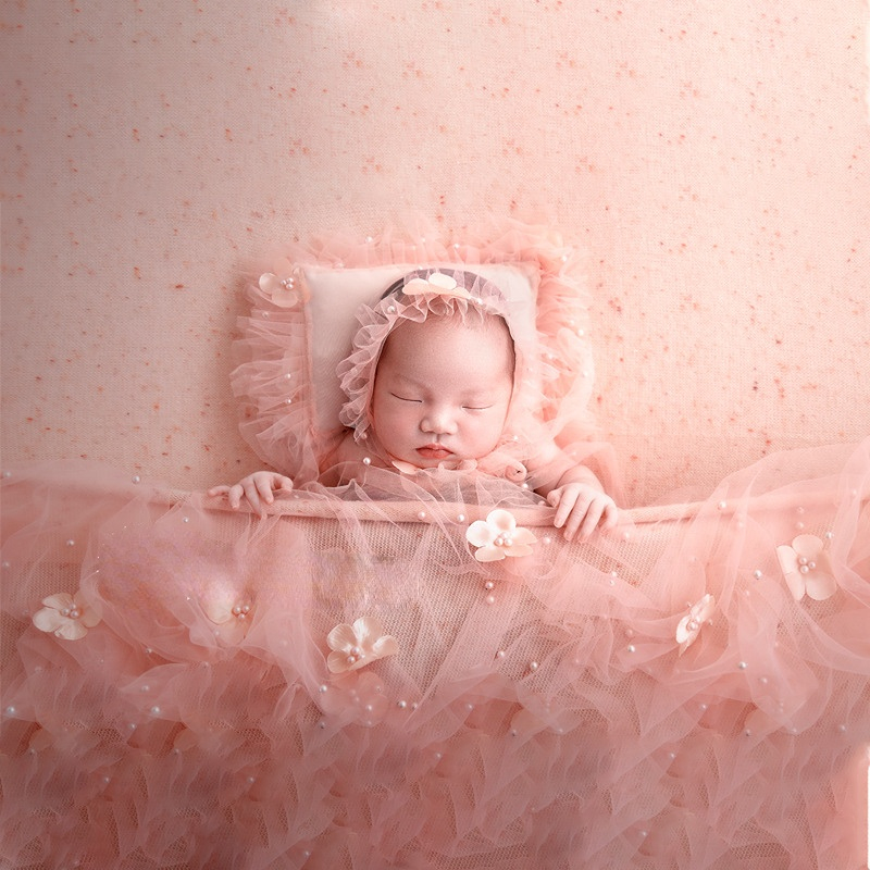 Photography Newborn - Noworodka Fotografia rekwizyty kwiatowy Preal Wrap
