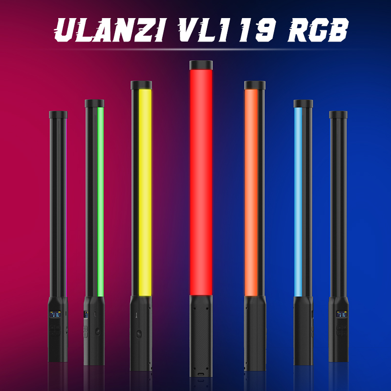 Photography Treatment - Ulanzi VL119 Ręczna kolorowa lampa RGB