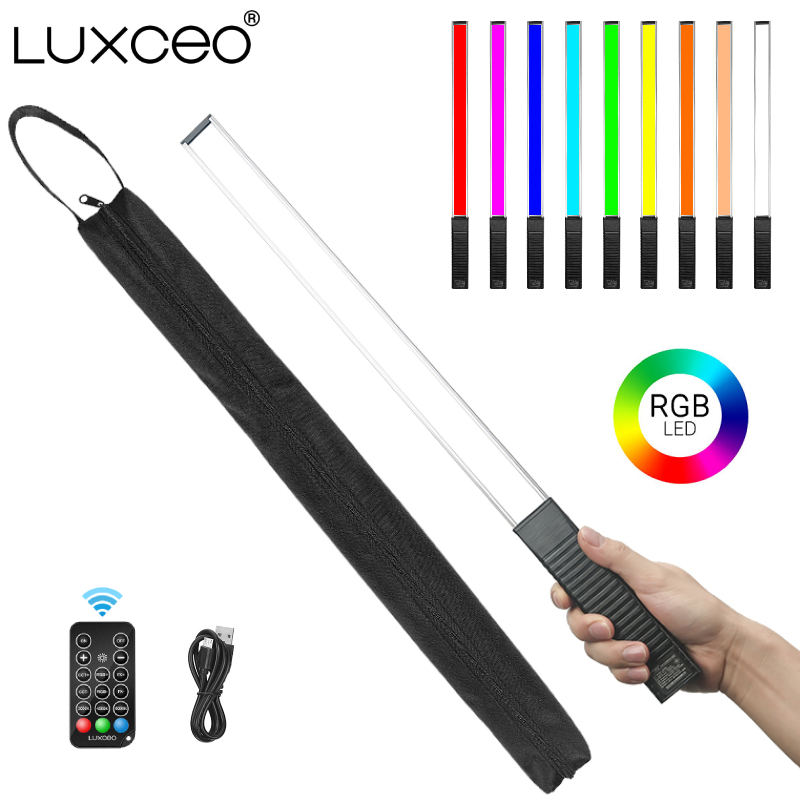 Photography Treatment - LUXCEO Q508A Ręczna lampa wideo RGB