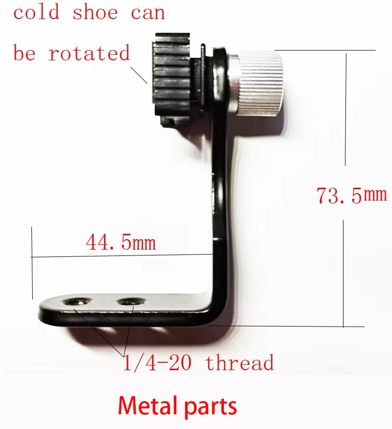 Hot Shoe Adapter - W pełni metalowy uchwyt na zimną