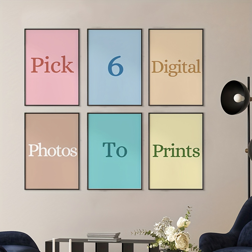 Photography Interior - 6 szt./zestaw Personalizowane, spersonalizowane obrazy na