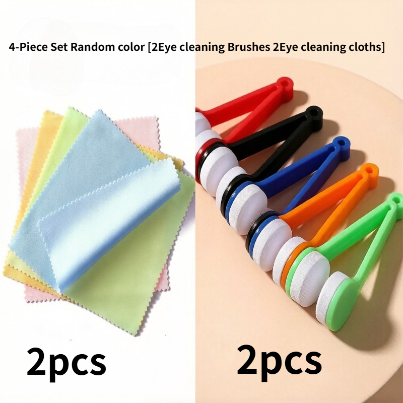 Lens Cleaning Kit - Zestaw do czyszczenia okularów, 4 sztuki: