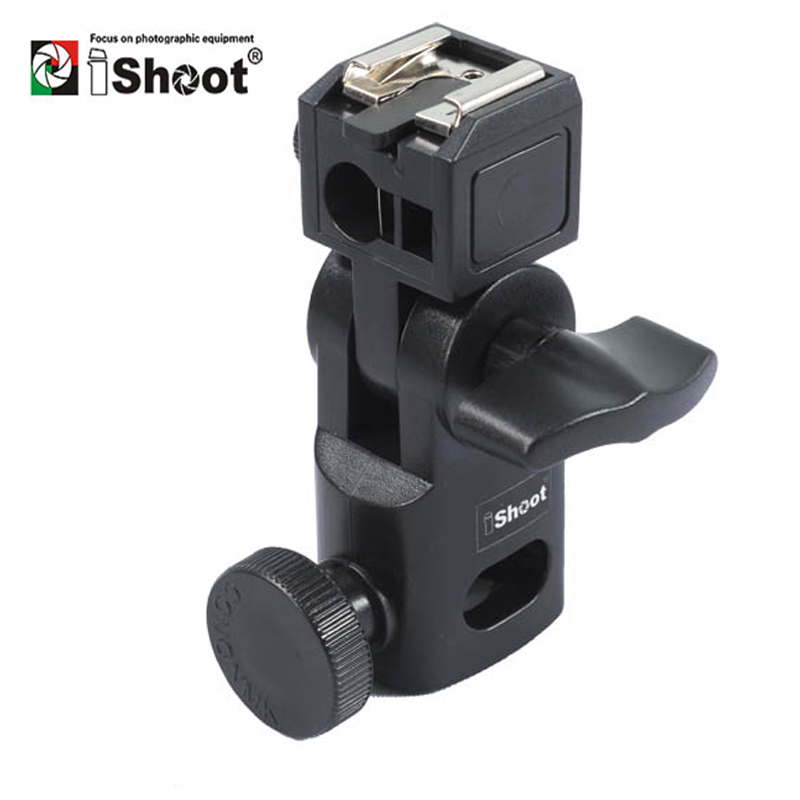 Hot Shoe Adapter - Uniwersalny metalowy uchwyt na lampę błyskową/parasolkę