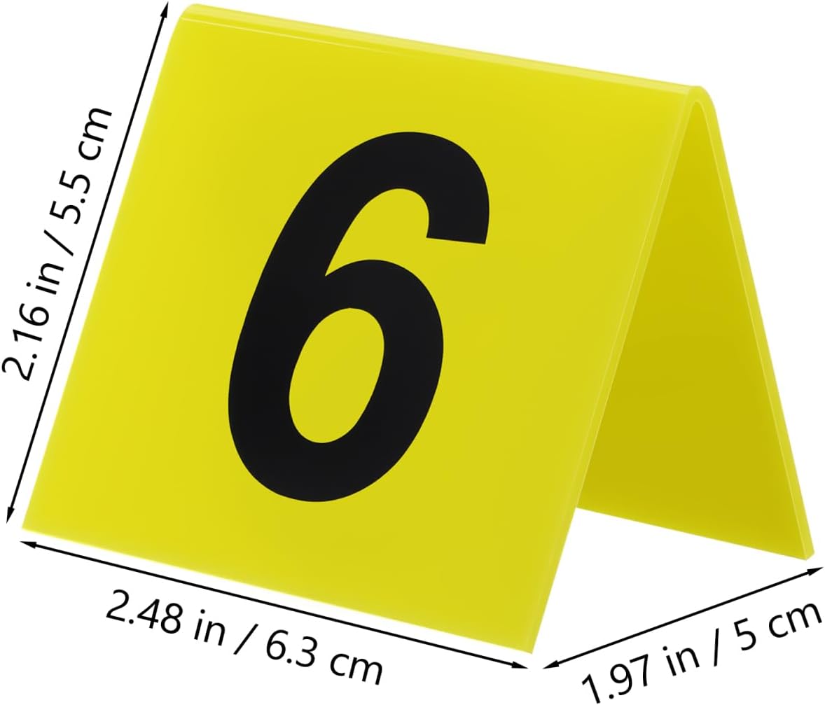 Żółte oznaczniki numerów miejs – Photography Prompt recenzja i cena