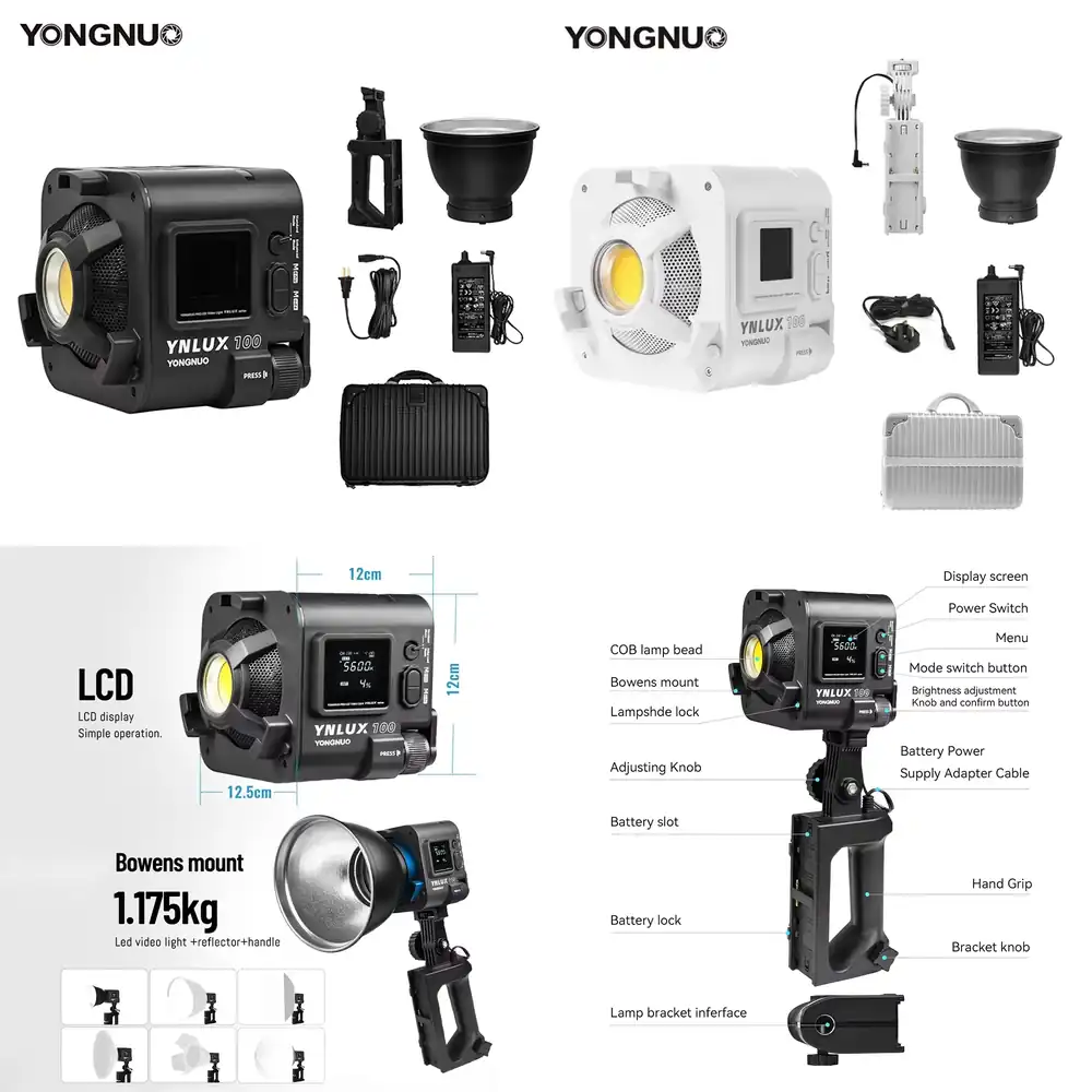 YONGNUO YNLUX100 100W 3200K-56 – Photography Video recenzja i cena