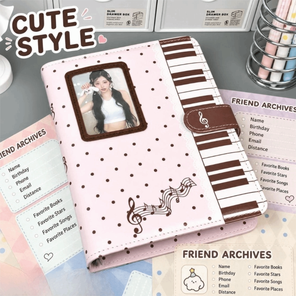 Notatnik Ins Polka Dot Piano B – Photography Portfolio recenzja i cena