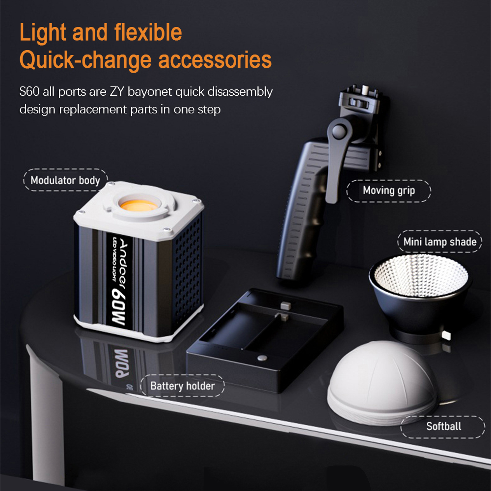Andoer Trójkolorowa Lampa LED  – Photography Treatment recenzja i cena