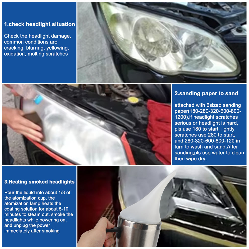 Naprawa światła Reflektory z a – Lens Cleaning Kit recenzja i cena
